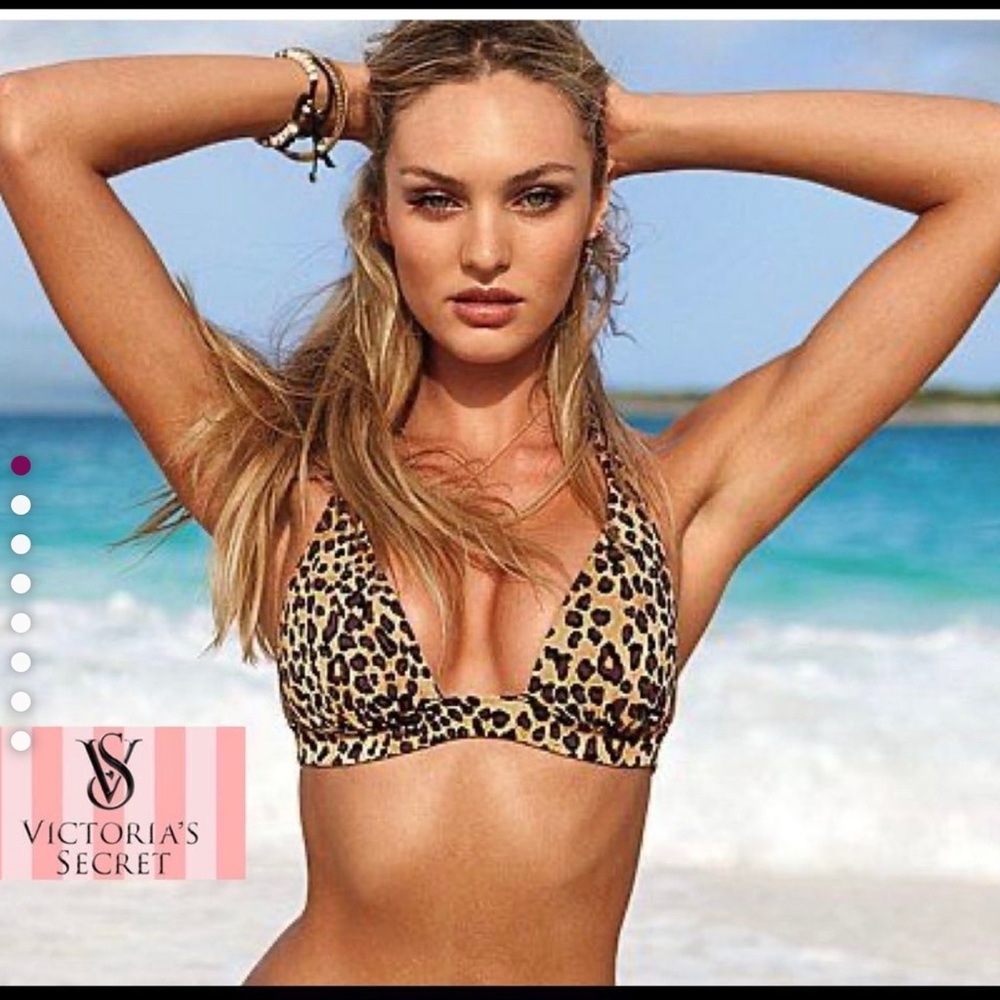 Victoria's Secret Animal Print Bikini Top